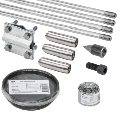 Комплект заземления 6/16 нержавеющая сталь IEK