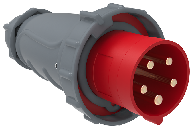 Вилка переносная ССИ-035 63А-6ч/200/346-240/415В 3Р+РЕ+N IP67 MAGNUM IEK