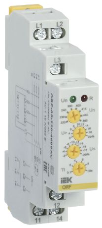 Реле контроля фаз ORF 05 3 фазы 220-460В AC IEK