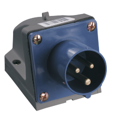 Вилка стационарная ССИ-513 2P+PE 16А 200-250В IP44 IEK