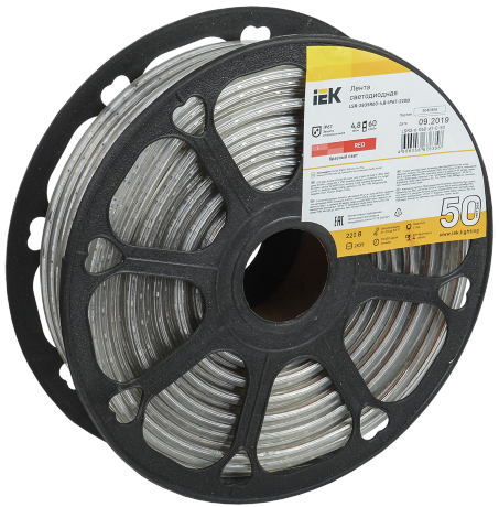 Лента светодиодная 50м LSR-2835R60-4,8-IP67-220В IEK