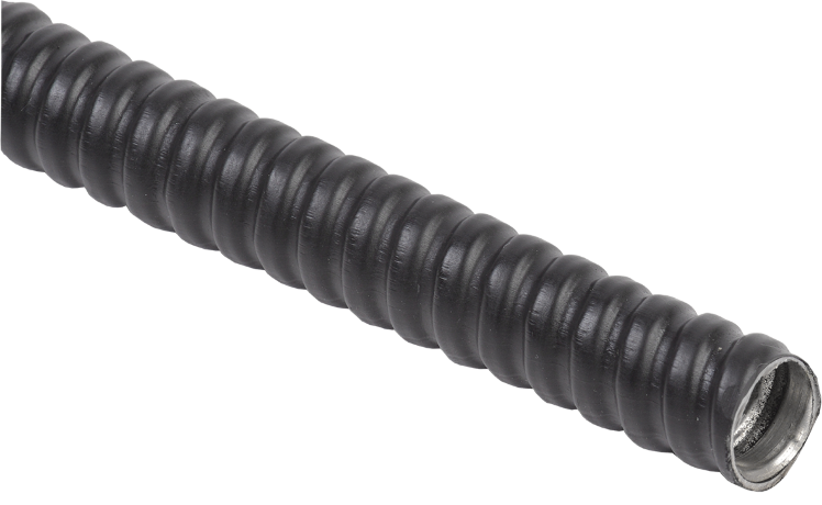 Металлорукав Р3-ЦПнг-20 с протяжкой черный (50м) IEK