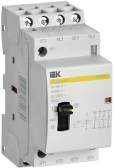 Контактор модульный с ручным управлением КМ20-40МР AC KARAT IEK