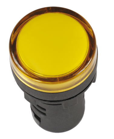 Лампа AD16DS(LED)матрица d=16мм желтый 230В AC IEK