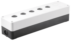 Корпус поста КП105(6) для кнопок управления 5(6) мест белый IEK