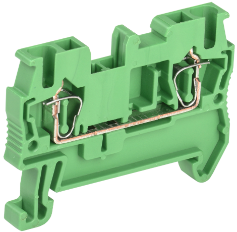 Клемма пружинная КПИ 2в-1,5 17,5А зеленая IEK