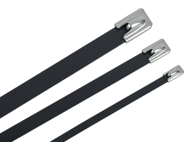 Хомут стальной ХСт 4,6х200мм с полимерным покрытием (100шт/упак) IEK