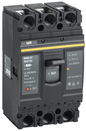 Выключатель автоматический ВА88-37 3Р 400А 35кА MASTER IEK