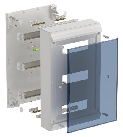 Бокс ЩРН-П-36 модулей навесной пластик IP41 PRIME IEK