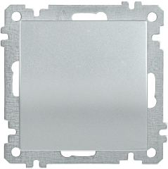 Выключатель 1-клавишный ВС10-1-0-Б 10А BOLERO серебряный IEK