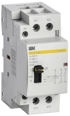 Контактор модульный с ручным управлением КМ40-11МР AC KARAT IEK