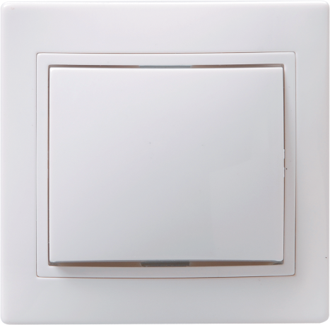 Выключатель 1-клавишный ВС10-1-0-КБ 10А керамика КВАРТА белый IEK