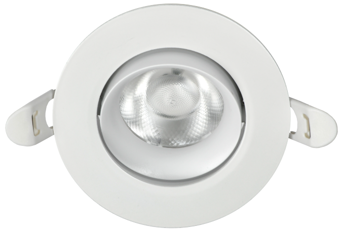 LIGHTING PRO Светильник светодиодный поворотный ДВО 1812 7Вт 4000К IP20 круг белый IEK