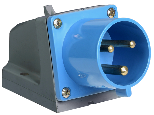 Вилка стационарная ССИ-523 2P+PE 32А 200-250В IP44 IEK