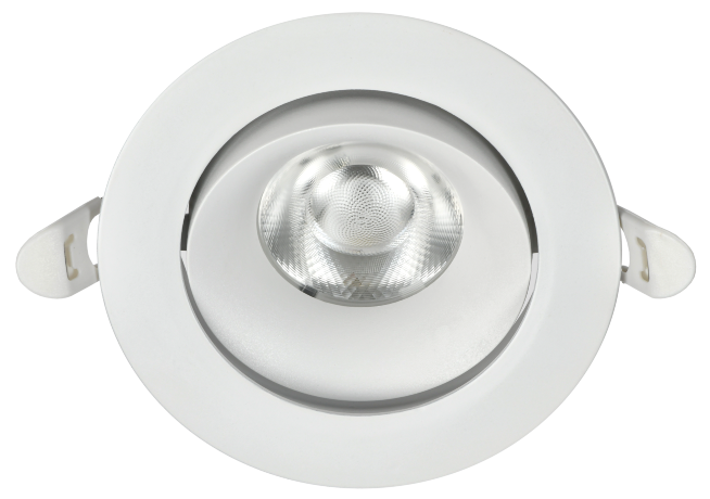 LIGHTING PRO Светильник светодиодный поворотный ДВО 1813 9Вт 4000К IP20 круг белый IEK