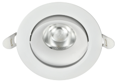 LIGHTING PRO Светильник светодиодный поворотный ДВО 1813 9Вт 4000К IP20 круг белый IEK