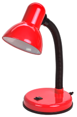 LIGHTING Светильник настольный 1002 на подставке Е27 красный IEK
