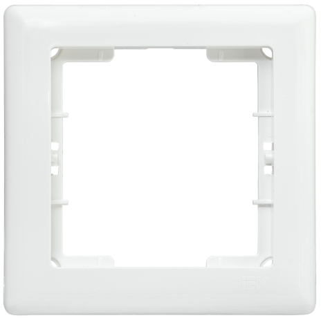 Рамка 1-местная РГ-1-ББ BOLERO белый IEK