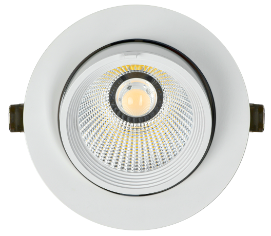 LIGHTING PRO Светильник светодиодный коленчатый ДВО 1822 35Вт 4000К IP20 круг белый IEK