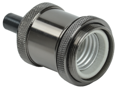 Патрон подвесной Пал27-04-К01 E27 RETRO черный IEK