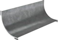 Крышка поворота плавного 90град вертикального внутреннего (тип В10) ESCA 400мм HDZ IEK