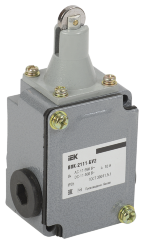 Выключатель концевой ВПК-2111-БУ2 толкатель с роликом IP65 IEK