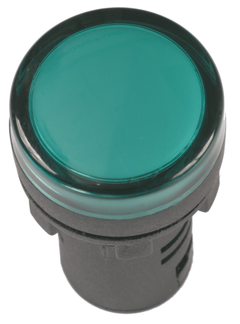 Лампа AD16DS(LED)матрица d=16мм зеленый 24В AC/DC IEK