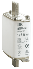 Плавкая вставка предохранителя ППНИ-33 габарит 00С 125А IEK