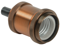 Патрон подвесной Пал27-04-К28 E27 RETRO бронза IEK