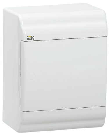 Бокс ЩРН-П-4 модуля навесной пластик IP41 PRIME белая дверь IEK