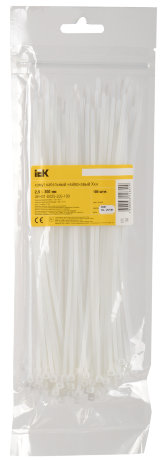Хомут кабельный Хкн 2,5х200мм нейлон (100шт) IEK