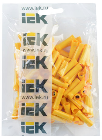 Гильза соединительная изолированная ГСИ 4,0-6,0 (100шт) IEK