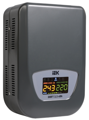 Стабилизатор напряжения настенный SHIFT 3,5кВА IEK