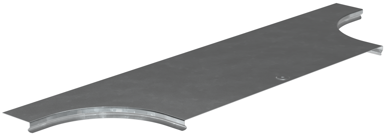 Крышка отвода Т-образного плавного (тип Г01) ESCA 400мм HDZ IEK