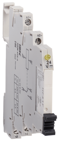 Реле интерфейсное ORM 1 1NO+1NC 24В DC IEK