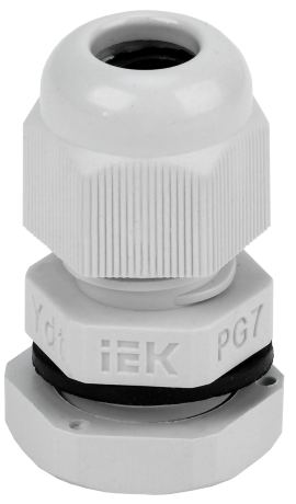 Сальник PG 7 диаметр проводника 5-6мм IP54 IEK