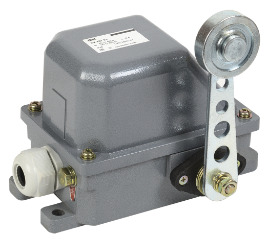 Выключатель концевой КУ-701 У1 рычаг с роликом 10А IP44 2 эл. цепи IEK