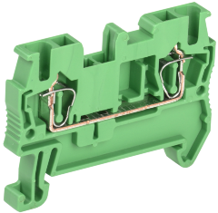 Клемма пружинная КПИ 2в-2,5 31А зеленая IEK