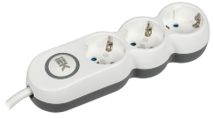 Удлинитель У03В 3 места 2P+PE/1,5м 3х1,5мм2 16А/250В UNO IEK