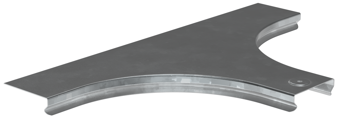 Крышка отвода Т-образного плавного (тип Г01) ESCA 50мм HDZ IEK