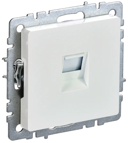 BRITE Розетка компьютерная RJ45 кат.5E РК10-БрЖ жемчуг IEK