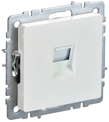 BRITE Розетка компьютерная RJ45 кат.5E РК10-БрЖ жемчуг IEK