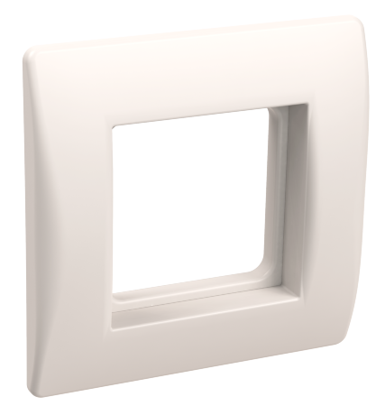 Рамка и суппорт для коробок КМКУ на 2 модуля белые IEK