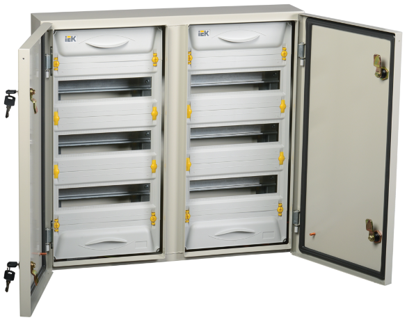 Корпус металлический распределительный ЩРн-2x36з-1 У2 IP54 PRO IEK