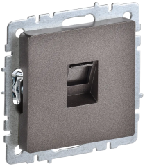 BRITE Розетка компьютерная RJ45 кат.5E РК10-БрТБ темная бронза IEK
