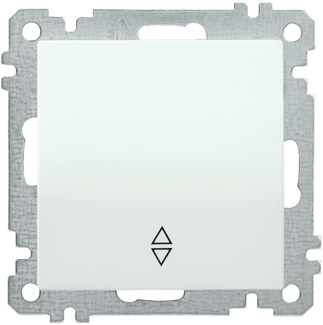 Выключатель 1-клавишный проходной ВС10-1-2-Б 10А BOLERO белый IEK