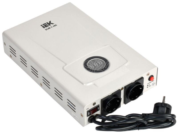 Стабилизатор напряжения настенный SLIM 2кВА IEK