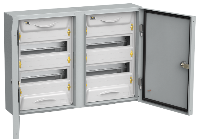 Корпус металлический распределительный ЩРн-2х24з-1 IP54 UNIVERSAL IEK