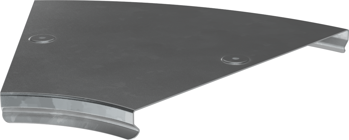 Крышка поворота плавного 45град (тип Г01) ESCA 200мм HDZ IEK