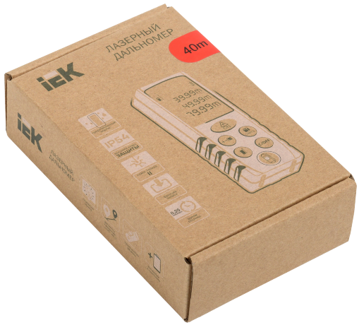 Дальномер лазерный DM40 PROFESSIONAL IEK